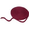 QUARKZMAN Nastro in Cotone A Spina di Pesce 15mm x 21 Metri Rosso Scuro | Nastro A Treccia Rotolo Nastro A Bordo Obliquo, Fai Da Te, Per Cucire Confezionare Regali