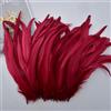 QBilooty Piume di Coda di Gallo Naturali 25-30cm Confezione 50 Pezzi Multicolori Lavate al Vapore per Carnevale, Halloween, Matrimonio e Acchiappasogni Lavoretti Manuali，Bianco，Bordeaux