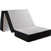 Comfy Line - Materasso Pieghevole Futon da Una Piazza e Mezzo 120x200 Materassino Campeggio Letto Francese per Divano Camper Viaggio in Schiuma Ortopedica