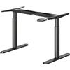 MAIDeSITe EL2 Pro Art Scrivania Regolabile in Altezza Elettrica, Design Gambe Ovali con 2 Motore, Capacità di Carico 160kg con 4 Memorie di Controllo e Funzione di Protezione da Collisione