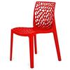 UOPON UP ON Nr.4 Sedia MOD. Gruvyer Higlopp Rosso Lucido