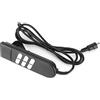 Haofy Telecomando Universale per Letto Regolabile, Telecomando per Poltrona Reclinabile con Controller per Divano a 6 Pulsanti a 5 Pin, 6,7 X 2,4 X 2,2 Pollici