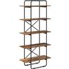 vidaXL Libreria 5 livelli 80 x 35 x 175,5 cm PB Legno di quercia