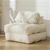 RBFGYIOP Divano Futon Singolo 3-in-1 - Velluto a Coste 10mm Spesso con Pulsanti Decorativi - Imbottitura in Poliuretano, Facile Conversione Letto per Casa