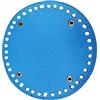 STOBOK Base Rotonda per Borsa in Pelle PU 14cm Blu Fori e Rivetti Dorati