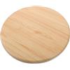 NUOBESTY Khaki Ricambio Semplice in Legno per Sgabello, Seduta Rotonda | Sgabello Rotondo e Sedia da Hotel, Pratica, Robusta, Facile da Pulire, per Feste