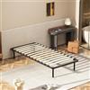 DEWINNER Rete Letto Singolo 80x190 cm, Altezza 35 cm, Ortopedica 4 Piedi Letto Smontabili a Doppio Bullone, Rete Singolo con Doghe di Legno