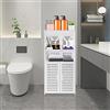Rigogo Armadietto da bagno impermeabile, per bagno, moderno, multiuso, per cucina, corridoio, camera da letto, 90 x 40 x 25 cm
