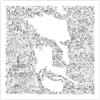 Handmade Samuel Beckett - ritratto biografico | manifesto dello scrittore e regista teatrale della cultura irlandese e dell'assurdo | artista illustrazione fan letteratura godot becket (30x30cm)