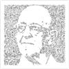 Drawinside Carl Rogers Ritratto e biografia | Vita e dettagli dello psichiatra all'interno della stampa | manifesto psicopatico | illustrato terapia non direttiva (30x30cm)