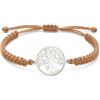Handmade Argento albero della vita bracciale per donne Macrame corda String Festa della Mamma Natale anniversario compleanno