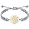 Handmade Fiore di vita bracciale Seed di vita ciondolo Sacred Geometry Macrame regolabile Festa della Mamma Natale anniversario compleanno