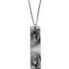 Vero Bijoux Collana con foto incisa occhi con fotografia personalizzata - Collana con foto incisione sguardo - Incisione laser nitida e perfetta - Made in Italy