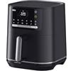 Braun MultiFry 5 - Friggitrice ad Aria 2 in 1 con Funzione Forno, 6L, 15 Programmi Automatici, Cottura Senza Olio, Senza Preriscaldamento, Cestello Ceramico antiaderente, Nero (HF5054IBK)