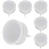 HCFEI 6x LED Lampadina 5W per Faretto da Incasso, ultrapiatto ø50x22mm 120° dimmerabile bianco caldo 2700K 230V, sostituisce la Lampadina GU10 MR16