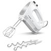 Bosch MFQ24200 Sbattitore, 400 Watt, 4 velocità+Turbo, Bianco, Acciaio inox | CleverMixx Sbattitore,Ultra leggero, Motore potente, Include Fruste e ganci in acciaio inox con pulsante di espulsione