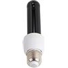 Phefop E27 15W Ultraviolet Fluorescente Blacklight Blacklight Killing Light per la Verifica Dell'ID, Ideale per Night Club e Feste Materiale di Vetro (Colore assortito)