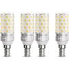 DiCUNO Lampadina LED E14 8W, Equiv. 100W, 4000K, 1000lm, 2 Pezzi (Confezione da 2)