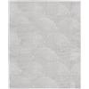 RugVista Art Deco Tappeto, 140 x 200 cm, Grigio/Argento | Moderni, Rettangolare, Pelo medio, Lavabile solo a secco, Oeko-Tex 100, Soggiorno, Camera da letto, Cucina