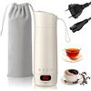 Herbst Bollitore elettrico da viaggio compatto, riscaldamento rapido in 3 minuti e 4 impostazioni di temperatura, bollitore portatile per tè, caffè e pappe, mini bollitore da 400 ml per viaggi