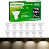 bravotecno Lampadina LED GU10 dimmerabile, 2,9 W, 4000 K bianco neutro, angolo di emissione 36°, equivalente a 50 W, lampadina GU10 per faretti, 12 pezzi