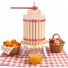 HENGMEI 18L Pressa per frutta Torchio a cricco Spremiagrumi meccanico per Fare Succo, Sidro e Vino