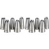 Tumtanm - Confezione di 5 beccucci extra large per sac à poche, in acciaio inox, senza giunture, punte per glassa dei cupcake, N. 9FT, 1B, 1C, 1E, 356 (Confezione da 2)