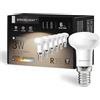 SINCELIGHT Lampadine LED 5W con attacco E14, riflettore R39 con diffusore lattiginoso, faretto Sofer, Bianco Neutro 4000K, colore ricco RA≈85, 6 Pezzi