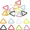 PATIKIL 60pz Colorato Uncinetto Punti Marcatori Metallo per Cucire | Fare Maglia Marcatori Triangle Chiusura Punto Marcatore, Fai-da-Te Artigianato