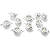 Innfeeltech 10 pezzi ad alta potenza ha condotto il chip, 5W blu Blub lampada perline DC 3.0-3.4V, 460-465nm