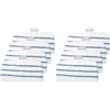FINEVERNEK 4 Panni Lavabili in Microfibra per Black & Decker Steam Mop FSMP20, FSMH1321JMD, FSM1500, FSM1600, FSM1610, FSM1620, FSM1621, FSM1630, FSMH162 (Confezione da 2)