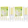 GY Lampadine LED G9, 3.2W Equivalente 40W, 520 Lumen, 4000K Luce Naturale, Attacco G9, Risparmio Energetico, Senza Sfarfallio, Non Dimmerabile, 10 Pezzi (Confezione da 2)