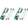 CLAR - Tube Fluorescent T5 4W, Tube Néon, Lampade Fluorescenti, Lampadine, 13,6 x 1,6 cm (4 Watts T5, Pack 2) (Confezione da 2)
