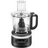 KitchenAid Robot da Cucina Ciotola 1,7L senza BPA Nero opaco | Trita, grattugia e affetta in pochi secondi; 2 velocità con funzione Pulse e lame in acciaio inox resistenti