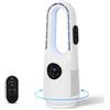 lNGRIKT INGRIKT Ventilatore a torre senza rotore da 20 W, 57 cm, 10 velocità, 3 modalità di vento, modalità sleep silenziosa, oscillazione a 30-120° per una piacevole circolazione dell'aria, timer da 1-12 ore