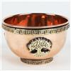 Indian Consigners Piccolo Altare Stregoneria Servire, Offrire o Sfumare Ciotola Rame Home Decore Incence Holder (Tree Of Life Bowl)