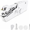 OcioDual Mini Macchina da Cucire Portatile Viaggio Cucitrice con Bobina Ago e Filo 4 AA