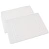 SalGiu Tappeto da Bagno (Set 2 pezzi) Hotel 400 gr/mq 100% Cotone Spugna Scendi Doccia Bianco B&B Casa Vacanza SPA 50x80 cm