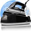 Clatronic Stazione da stiro a vapore Clatronic con ferro da stiro a vapore | 3,5 bar | ferro da stiro a vapore con piastra Superglide e serbatoio dell'acqua da 1,2 l | 2400 W | con sistema antigoccia|DBS 3749