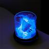 Bagima Lampada di sale - Luce di cristallo Lampada di cristallo di sale Luce notturna, Ricarica USB, Controllo a un pulsante, 7 luci statiche a colori e 7 luci che cambiano colore, regali