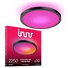 innr Plafoniera Smart LED 30 cm, per Hue* e hub Zigbee, Nera | LED RGB, Bianco e Colori, 16 Milioni di Colori, Lampada da Soffitto, 2250 lumen, Dimmerabile