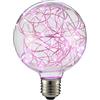 KINGCOO G95 Lampadina Vintage Edison,KINGCOO E27 180LM Retro LED Lampadina Decorativo Filo di Rame Globo String Luce per Natale Casa Festa Nozze Barre (Rosa)