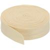 PATIKIL 1,2/3cm Nastri in Sbieco di Cotone 9m Nastro Cotone Twill Nastro Rilegatura Fettuccia Spina Pesce per Cucito Regalo Avvolgimento Artigianato Fai Da Te Beige