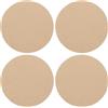 PATIKIL 4pz 5 127mm Diametro Pipistrelli per Ruote Ceramica Senza Fori, 8mm 1/3 Sistema Pipistrelli Rotondi Ceramica Spessi per Lanciare Argilla Accessori per Ruote Ceramica, Marrone
