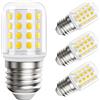 DiCUNO Lampadina LED E27 4W, Classe B, Equiv. 60W, 740lm, 4000K, 4 Pezzi | Bianco neutro, Non dimmerabile, Lampadina E27 LED mais basso consumo per plafoniere, lampade da terra e sospensione