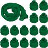 PATIKIL Tessuto per Fiori Calza, 15pz Nylon Calze Rete per Fiori Materiale Calze Seta Trazione per Fiori Fai-Da-Te Artigianato per Matrimoni Decorazione Domestica, Verde Scuro