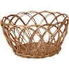 Sharplace Cestino in rattan, cestino per cipolle, contenitore salvaspazio, cestino per il pane, cestino appeso intrecciato per giardino, fattoria, patate, Grande