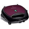 Moulinex SJ615612 Break Time - Croque-gaufres - 700 Watt - noir / prune