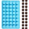 LEOUEANR Stampo cilindrico in silicone per 40 cavità per cioccolato e ghiaccio