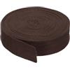 PATIKIL 1,2/3cm Nastri in Sbieco di Cotone 9m Nastro Cotone Twill Nastro Rilegatura Fettuccia Spina Pesce per Cucito Regalo Avvolgimento Artigianato Fai Da Te Caffè Scuro